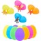 Prefilled Easter Eggs for Kids with Mini Dinosaur Toys (2.5 in, 6 Colors, 24 Pack)